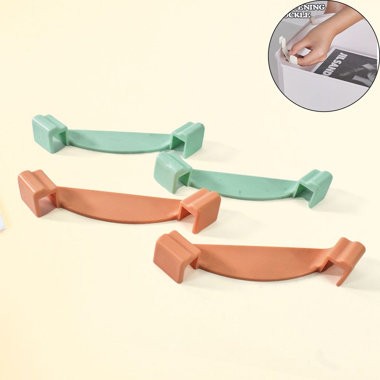 Plastic Stackable Wardrobe Organizer Clips Core Wardrobe Box Support (8 Pcs Set) - Happy Price - Image 5
