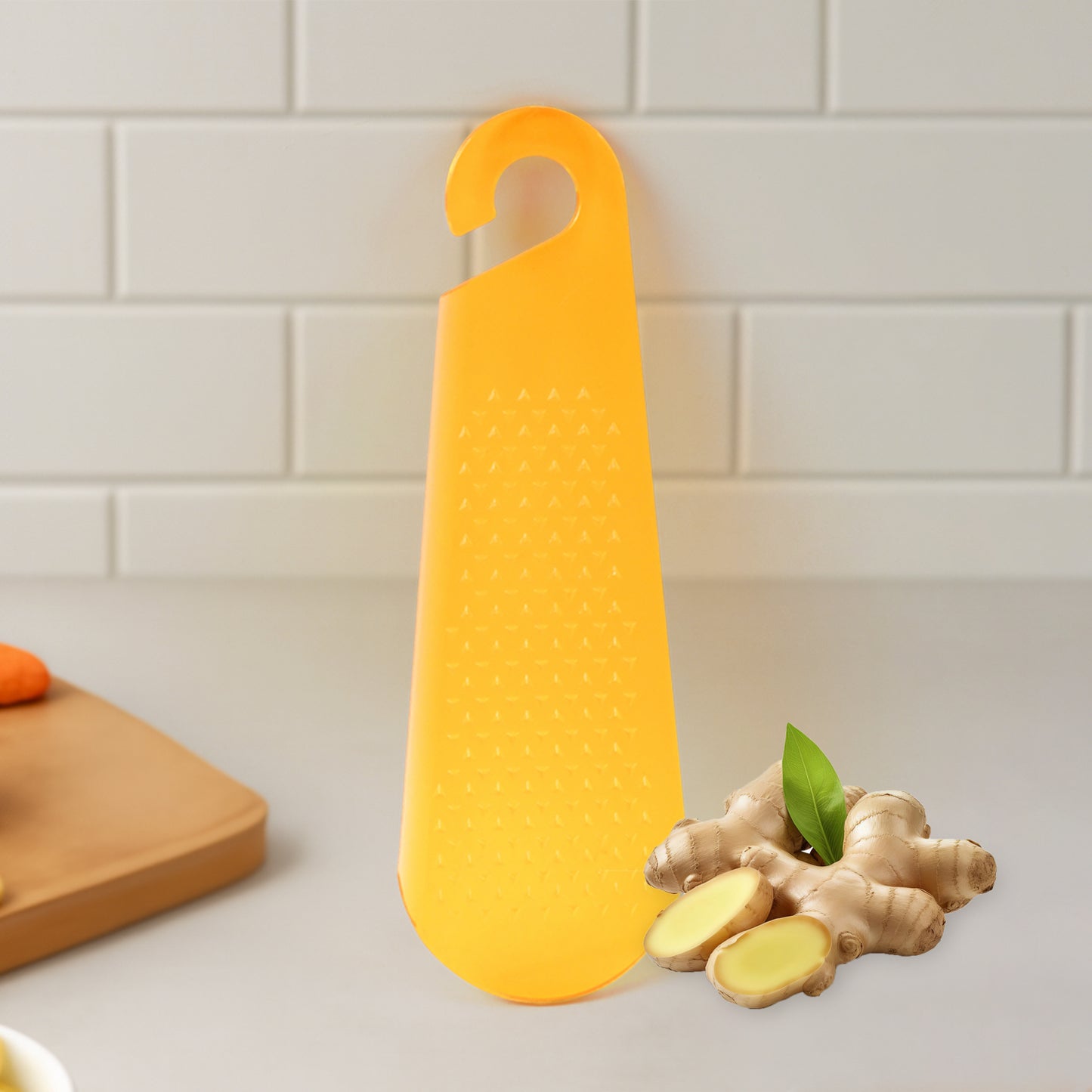 Multipurpose Garlic And Ginger Grater Peeler Tool With Hanging Hook  1 Pc - Happy Price - Image 5