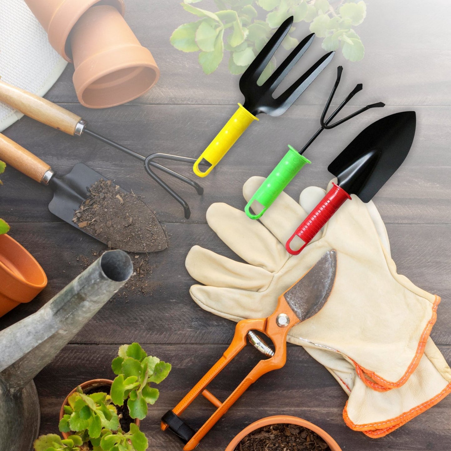 Colorfull Garden Tool Set Set Of 3pc - Happy Price - Image 4