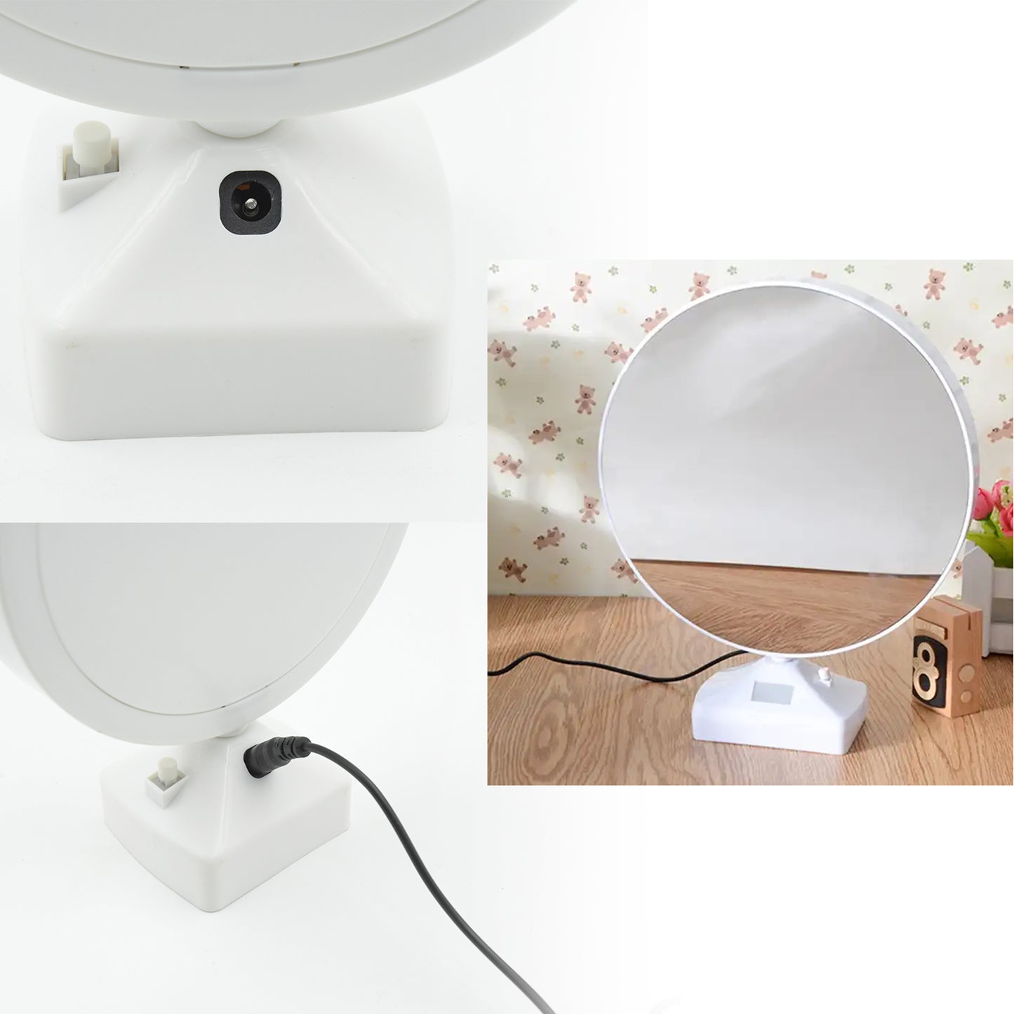 Plastic 2 In 1 Mirror Come Photo Frame With Led Light - Happy Price - Image 5