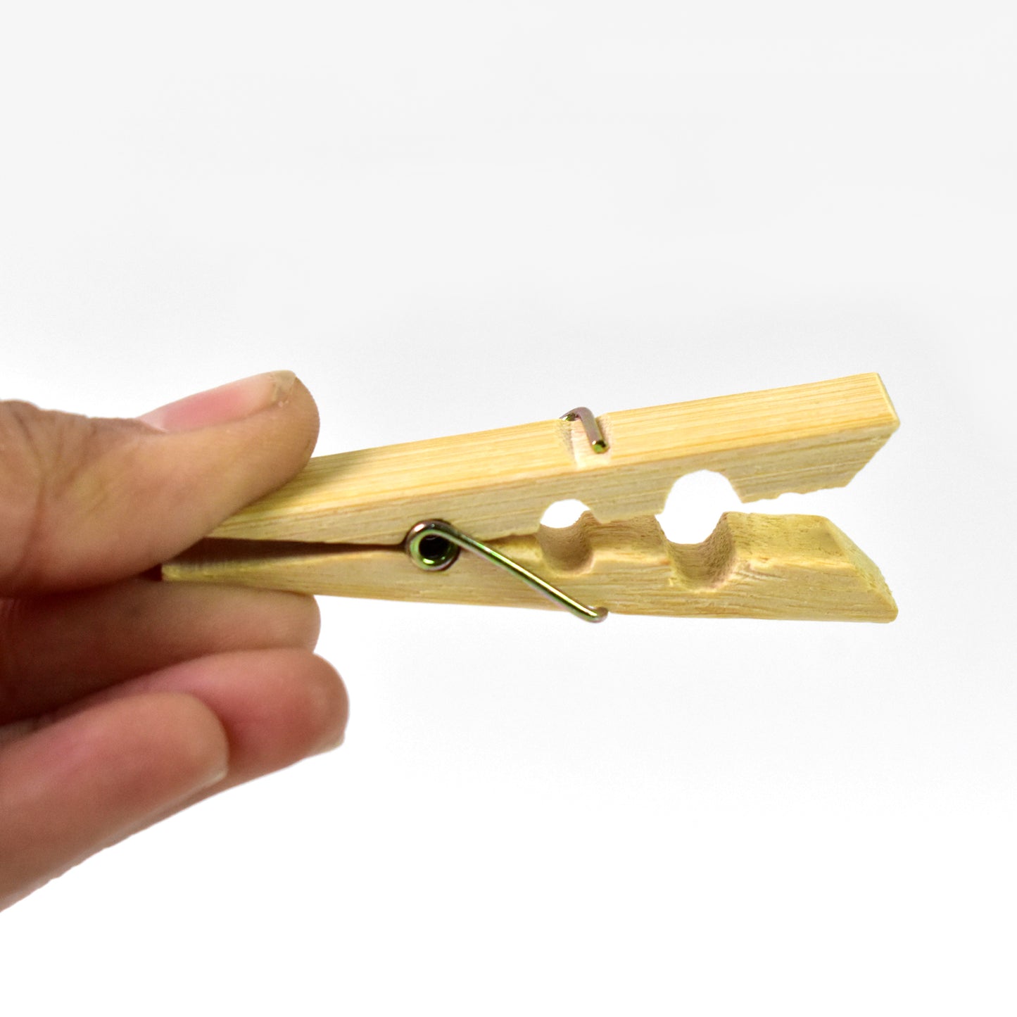 Heavy Duty Bamboo Wooden Cloth Clips  Pegs (20 Pcs Set) - Happy Price - Image 7