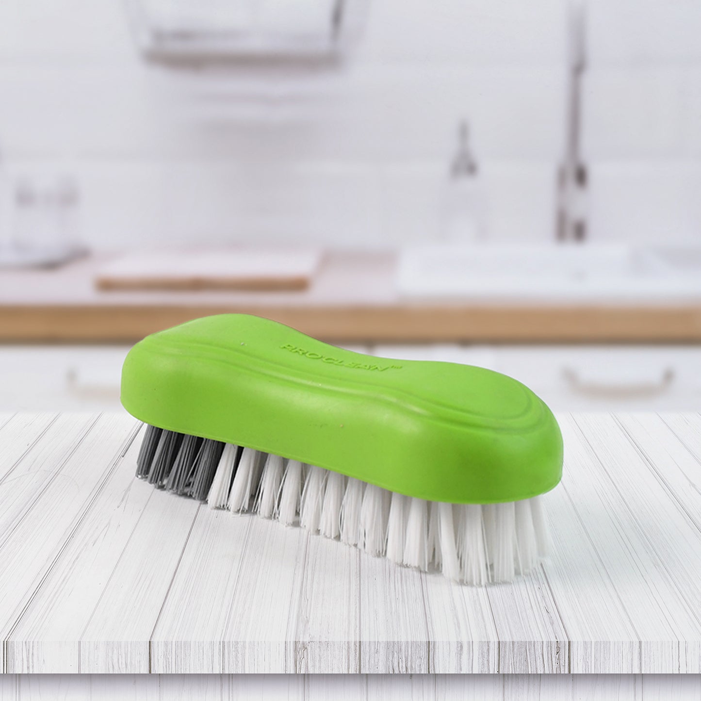 Pro Clean Multi-purpose Cloth Washing Brush With Plastic Handle (1 Pc) - Happy Price - Image 3