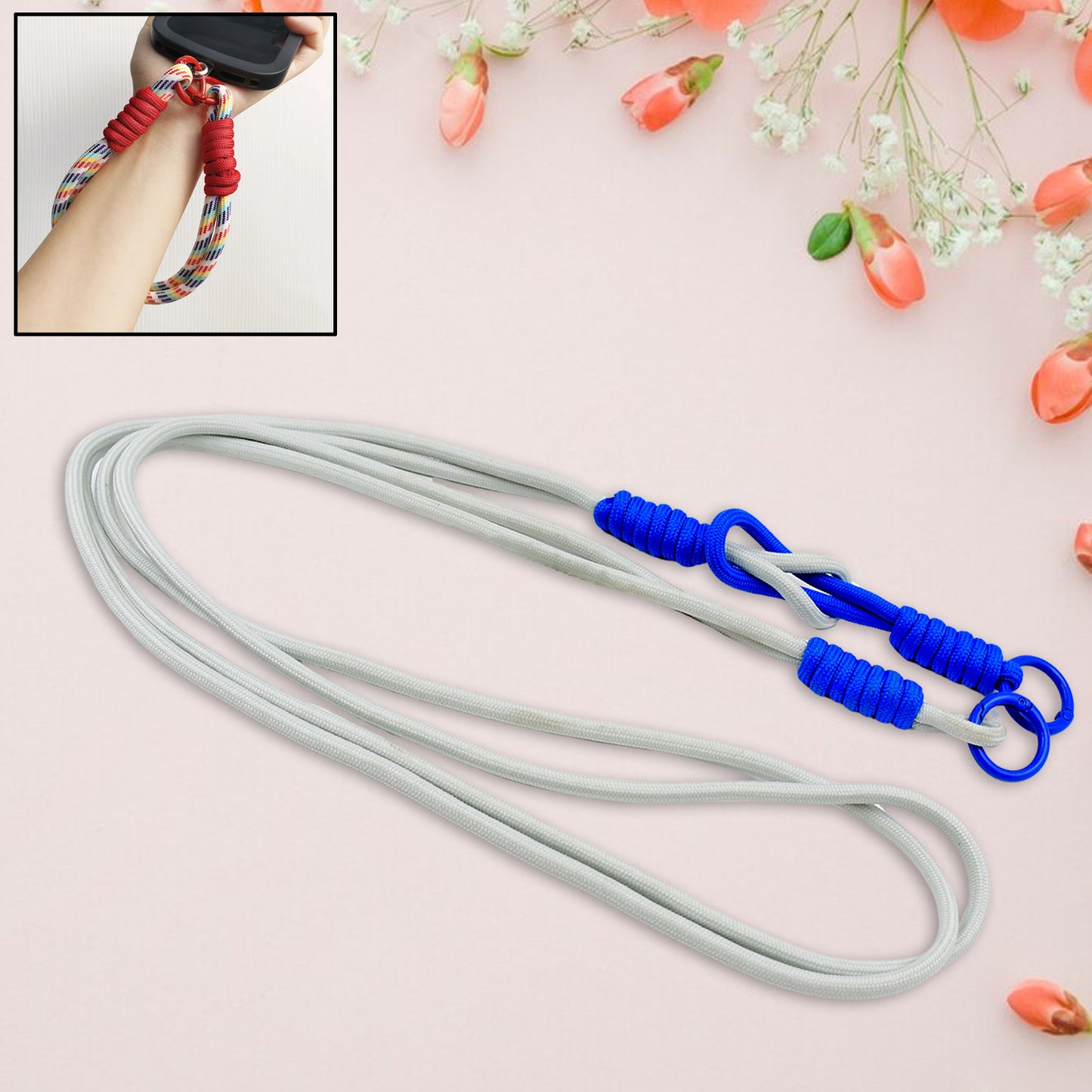 Universal Lanyard For Phone Cross-body Cell Phone Lanyard With All Smartphones (1 Pc  51 Inch  Multicolor) - Happy Price - Image 2