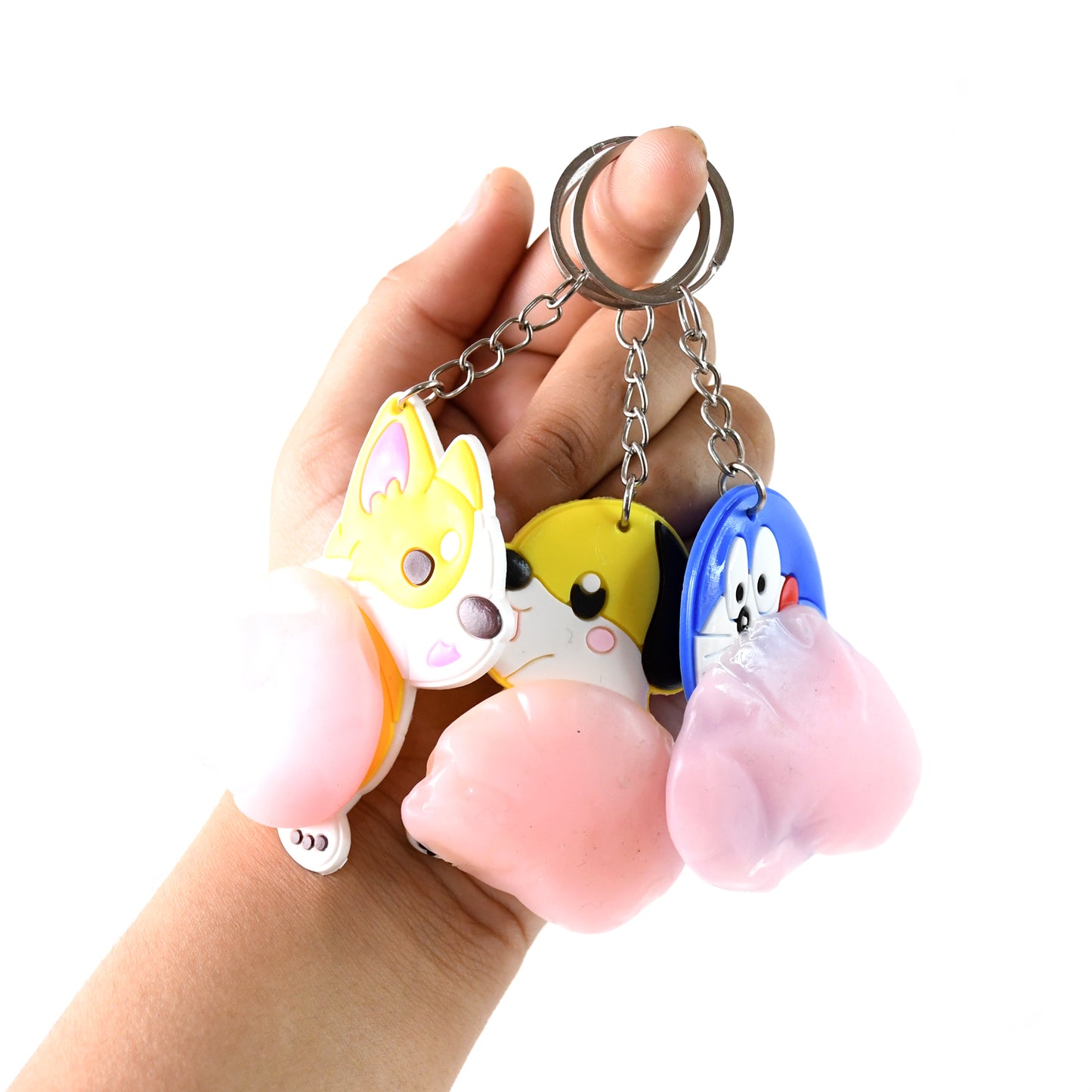 Cartoon Animal Keychain (1 Pc  Mix Design) - Happy Price - Image 2