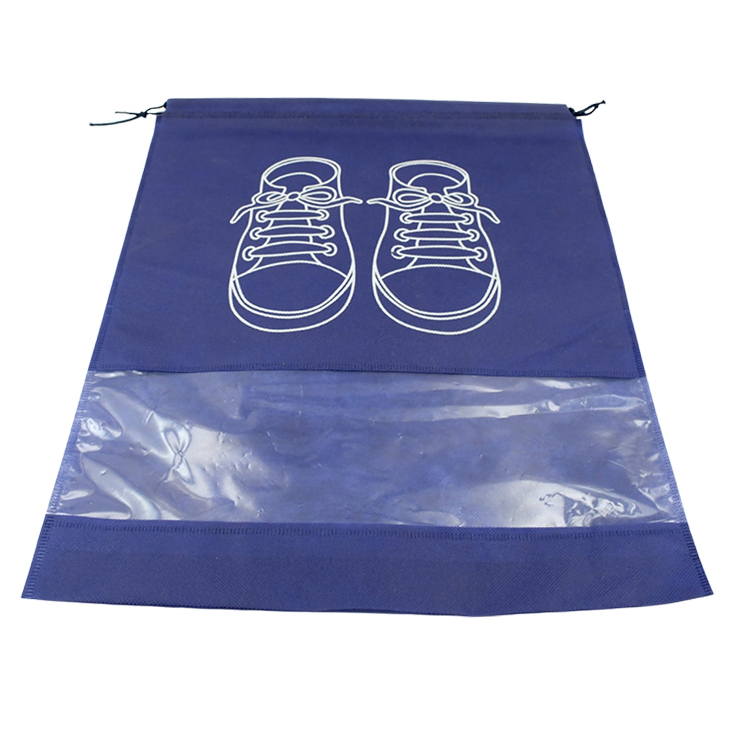 Beach Bag Shoes Storage Bag Closet Organizer Non-woven Travel Portable Bag Waterproof Pocket Clothing Classified Hanging Bag Shoe Bag Luggage Travel Portable Shoe Pouch Non Woven Transparent Window (1 Pc ) - Happy Price - Image 6