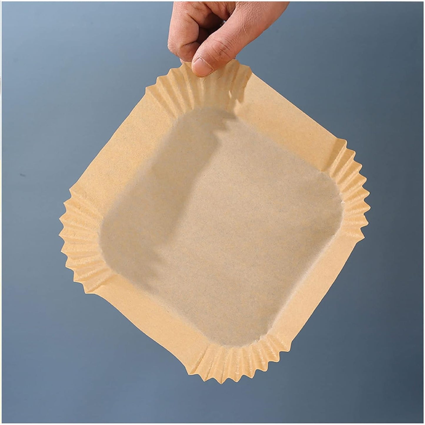 Square Air Fryer Disposable Paper Liner  (50 Pcs Set  160mmx45mm) - Happy Price - Image 5