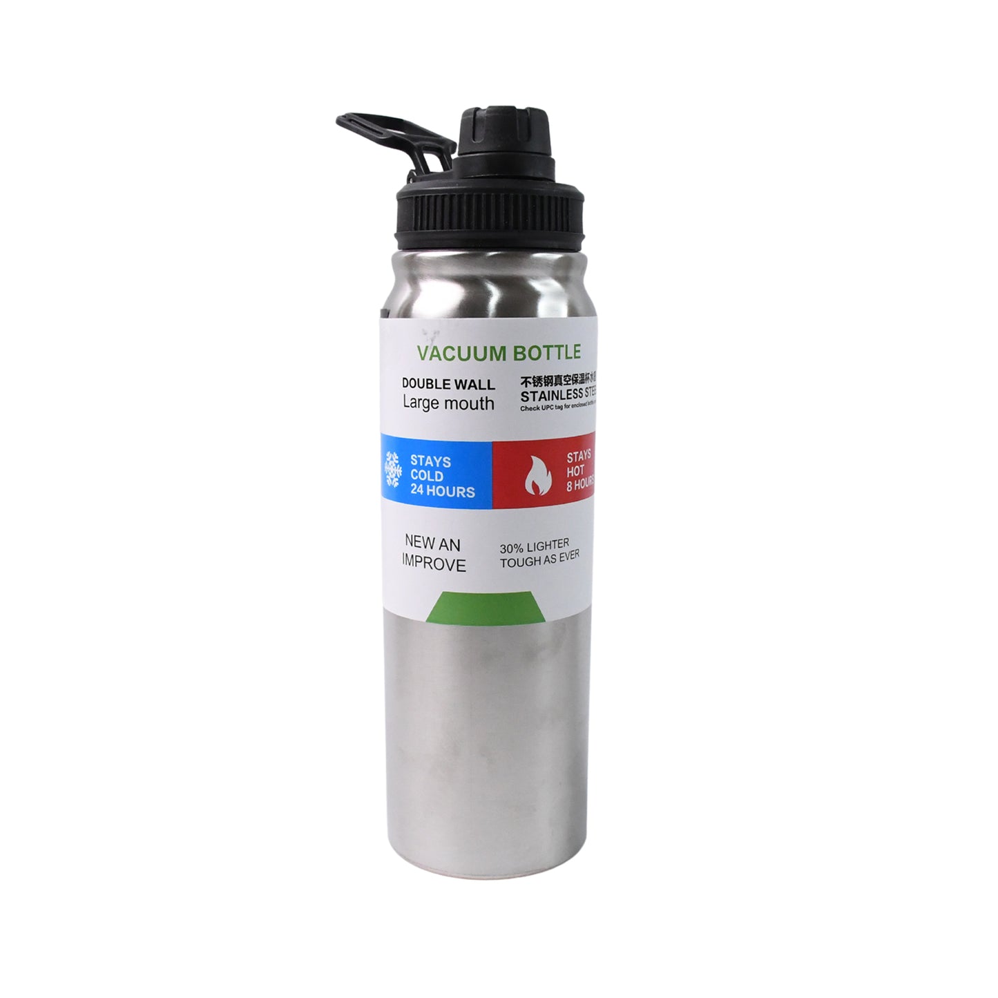 Stainless Steel Double Wall Vacuum-insulated Drink Water Bottle (800 Ml) - Happy Price - Image 3