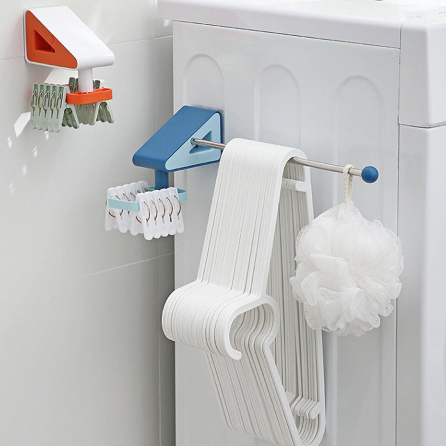 1699 Kitchen Utensil Holder Hooks Self Adhesive Utensil Hangers Racks Hooks. - Happy Price - Image 4