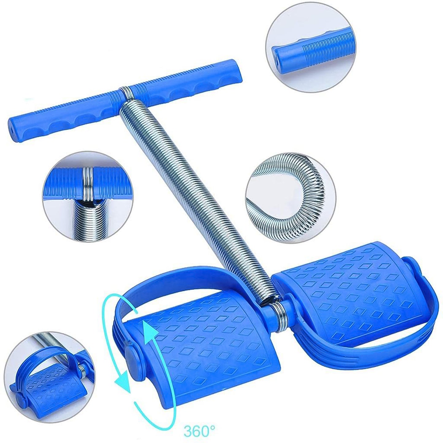 Spring Tension Pull Rope Resistance Band Exercise Strap Single Spring (1 Pc) - Happy Price - Image 4