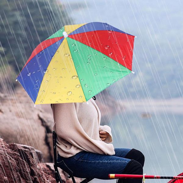 Hands Free Umbrella Hat To Protect From Sun  Rain - Happy Price - Image 2