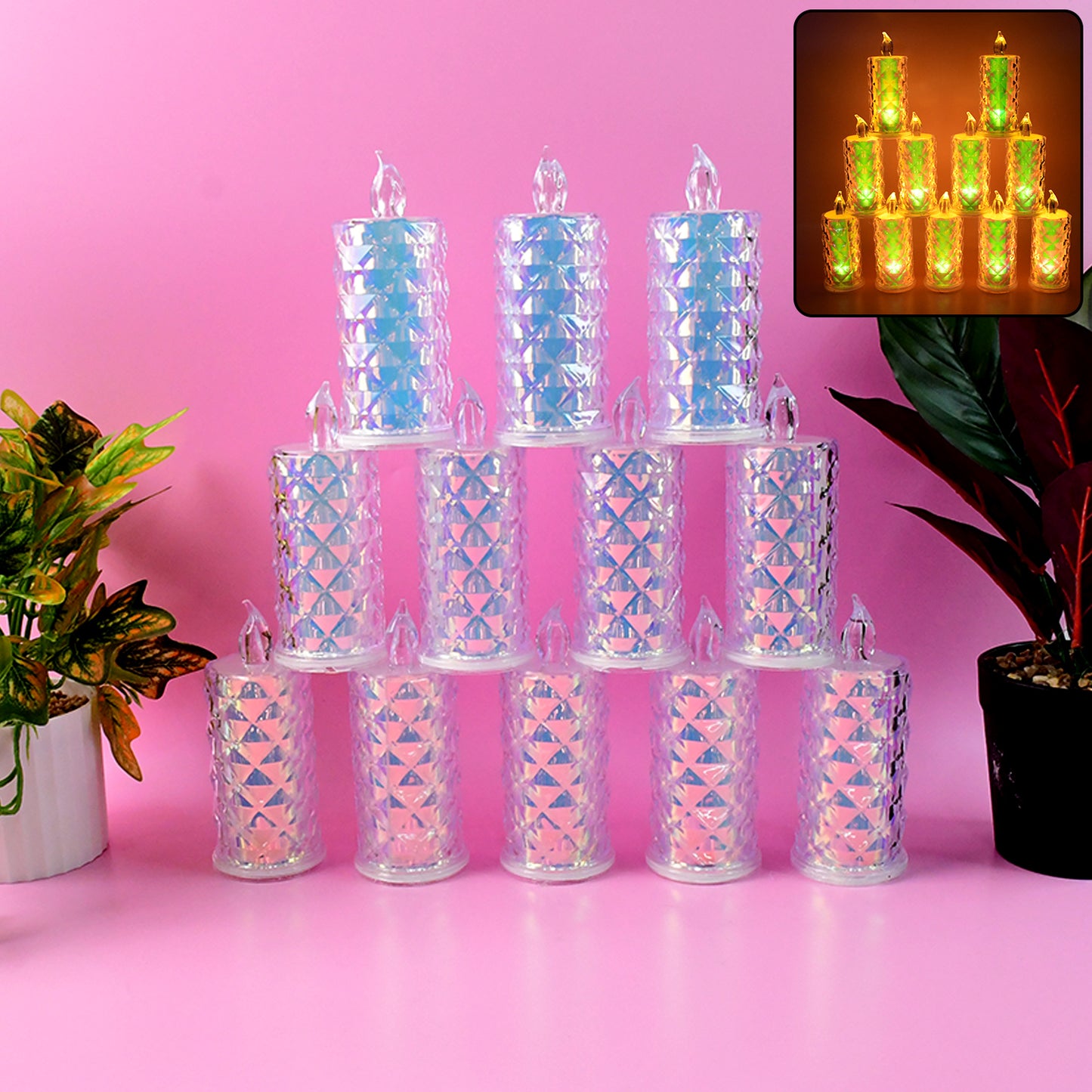 Smokeless Led Candles (12 Pc) - Happy Price - Image 3