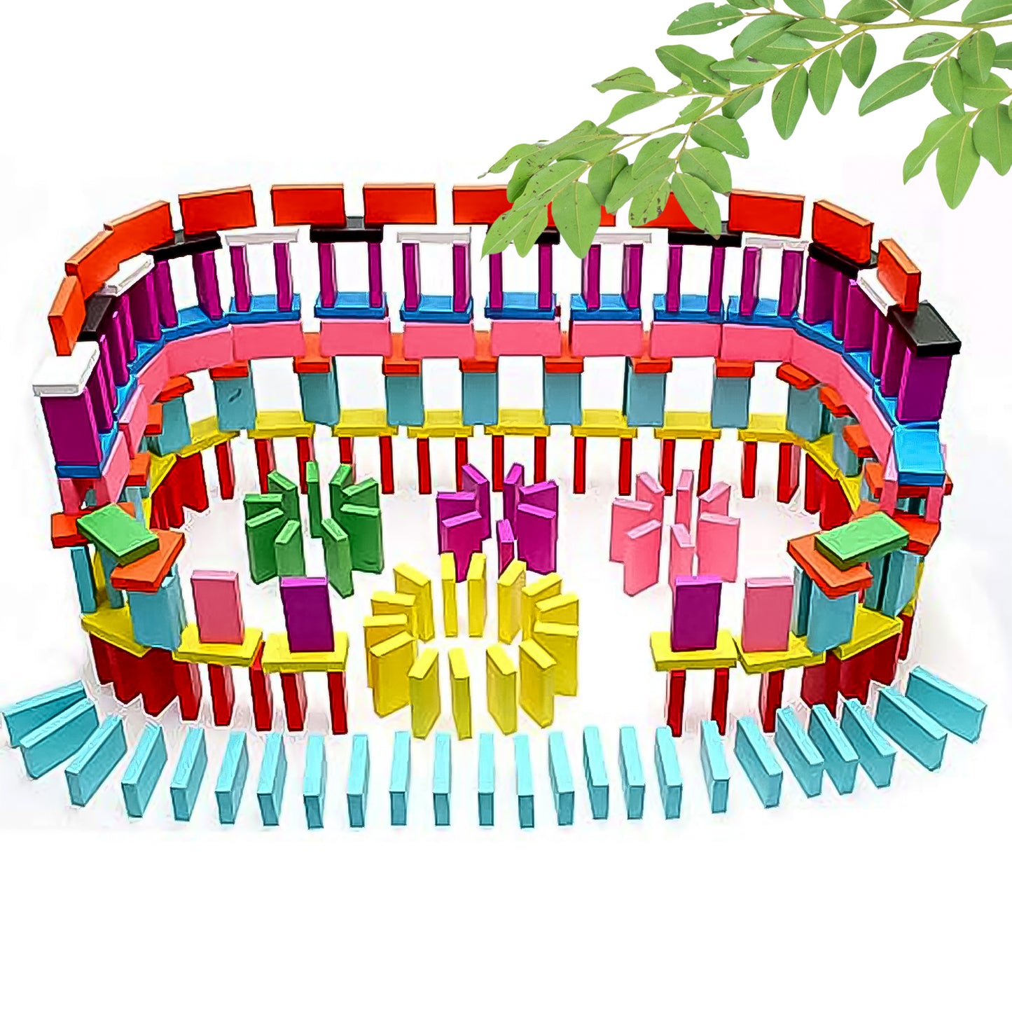 Kids 120 Domino Blocks Dominoes (120 Pcs Set) - Happy Price - Image 5