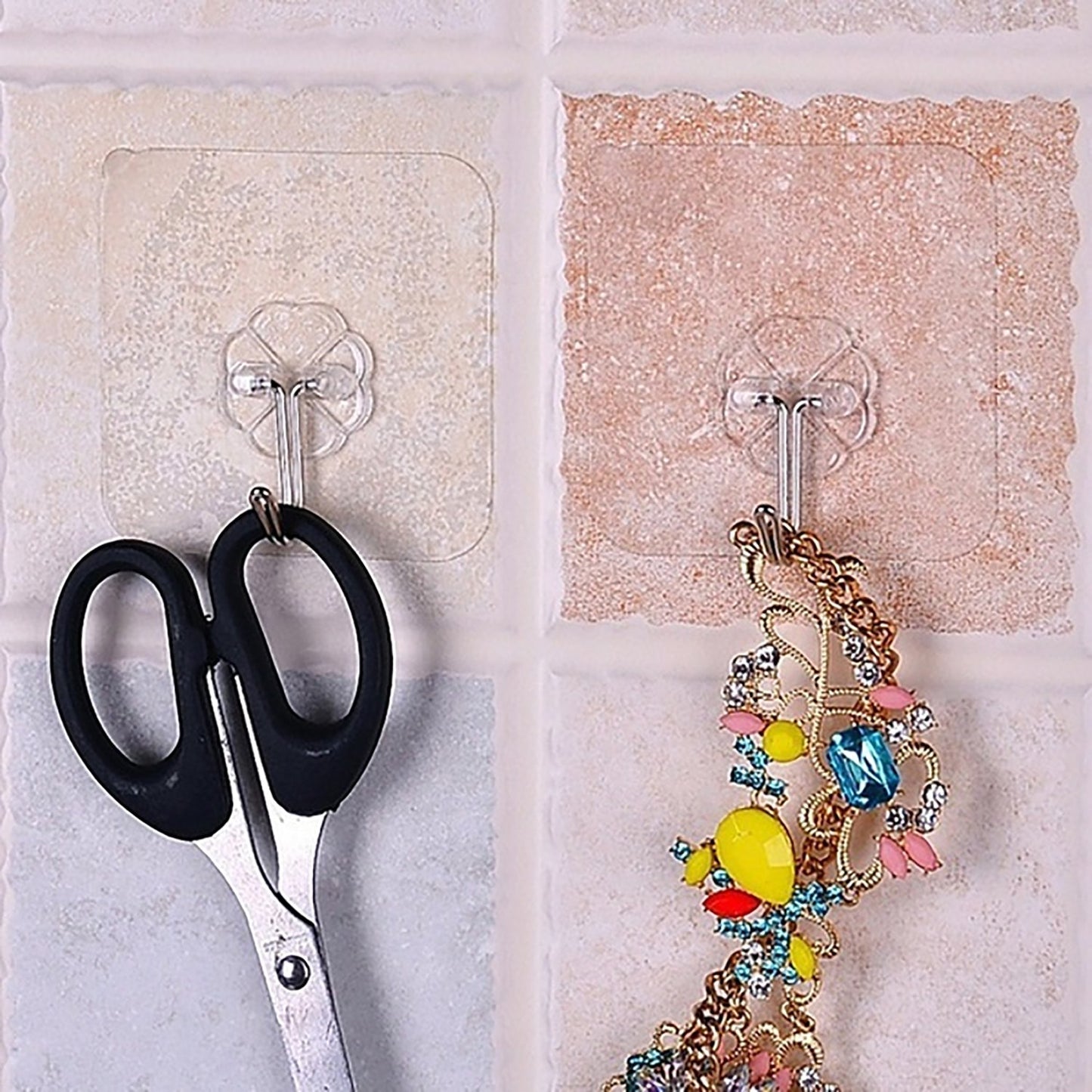 Multipurpose Strong Small Stainless Steel Adhesive Wall Hooks - Happy Price - Image 3