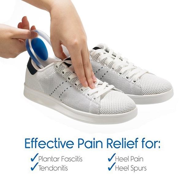 1413 Gel Heel Cups Silicon Heel Pad For Heel Ankle Pain - Happy Price - Image 3