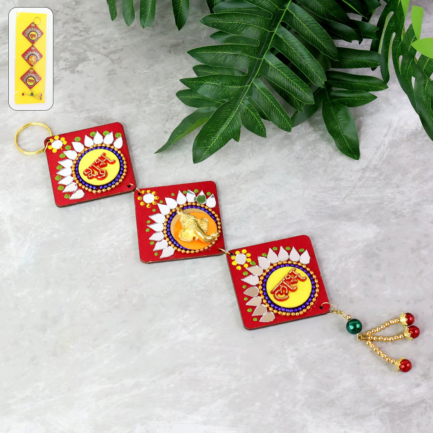 Labh Shubh Decorative Wall Hanging - Auspicious Door Toran for Festivals & Home Decor (1 Pc) - Happy Price - Image 6