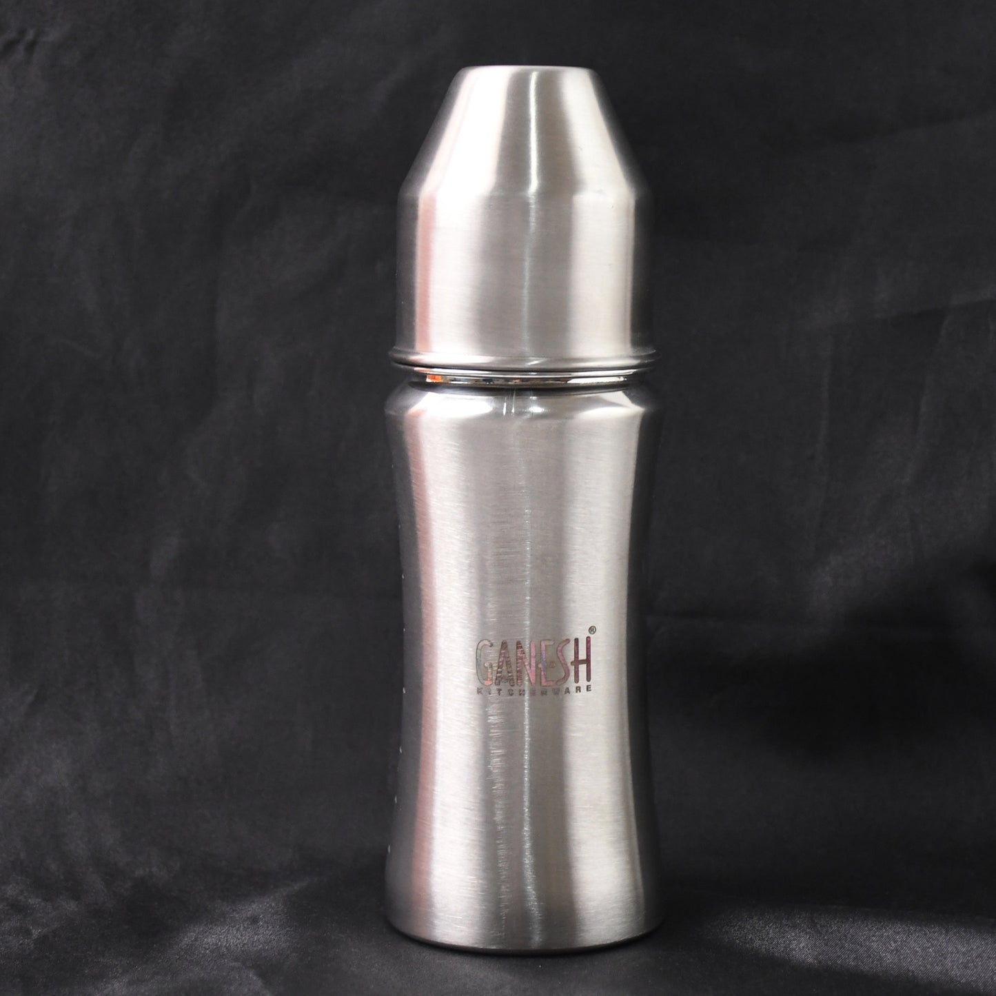 Ganesh Stainless Steel Baby Feeding Bottle Milk Bottle For New Born  Infants  Toddler Up To 3 Years Bfa Free (250 Ml Approx) - Happy Price - Image 5