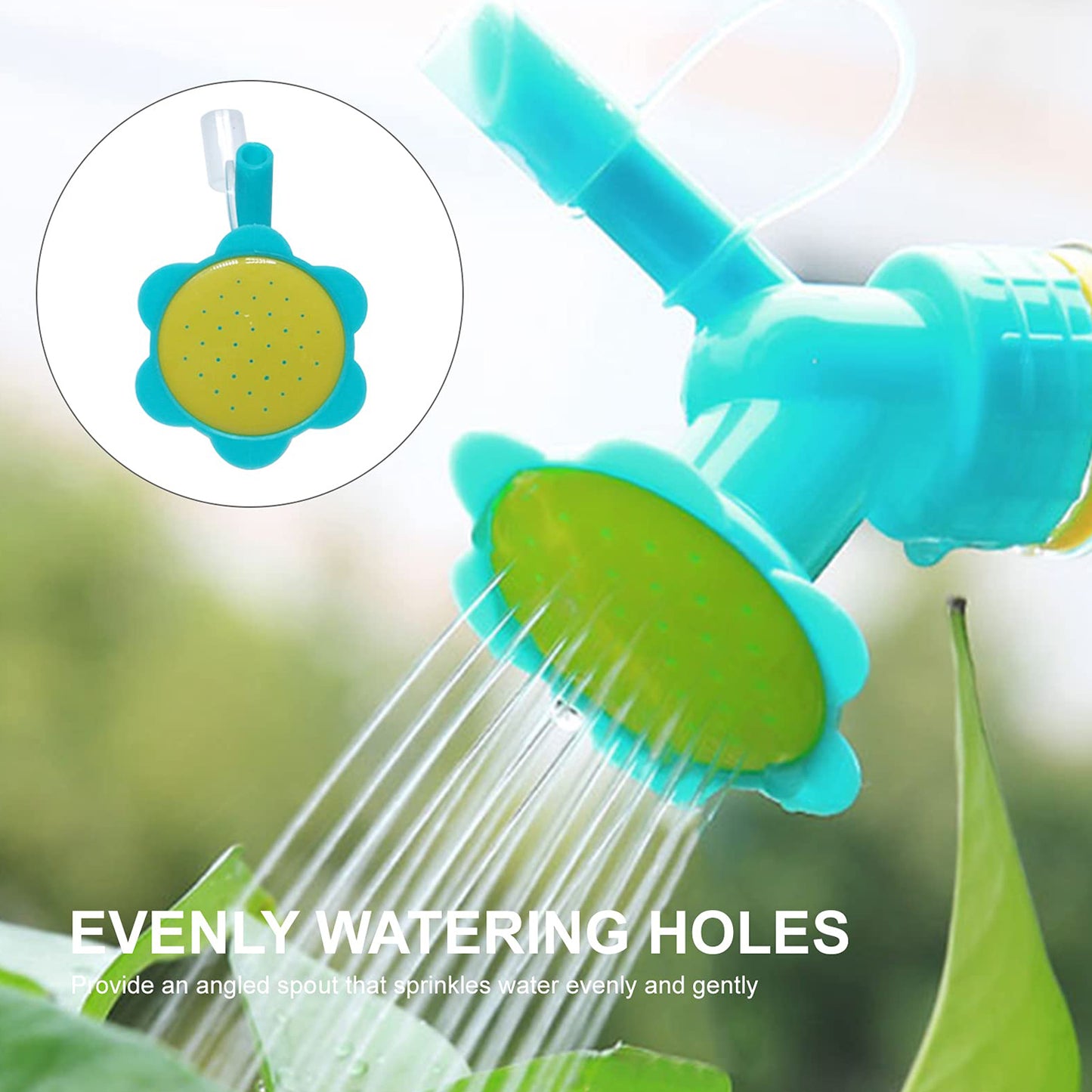 2 In 1 Bottle Cap Sprinkler Dual Head Bottle Watering Spout Double Ended Bottle Watering Nozzle  Watering Can Nozzle For Indoor Seedlings Plant Garden Tool - Happy Price - Image 2