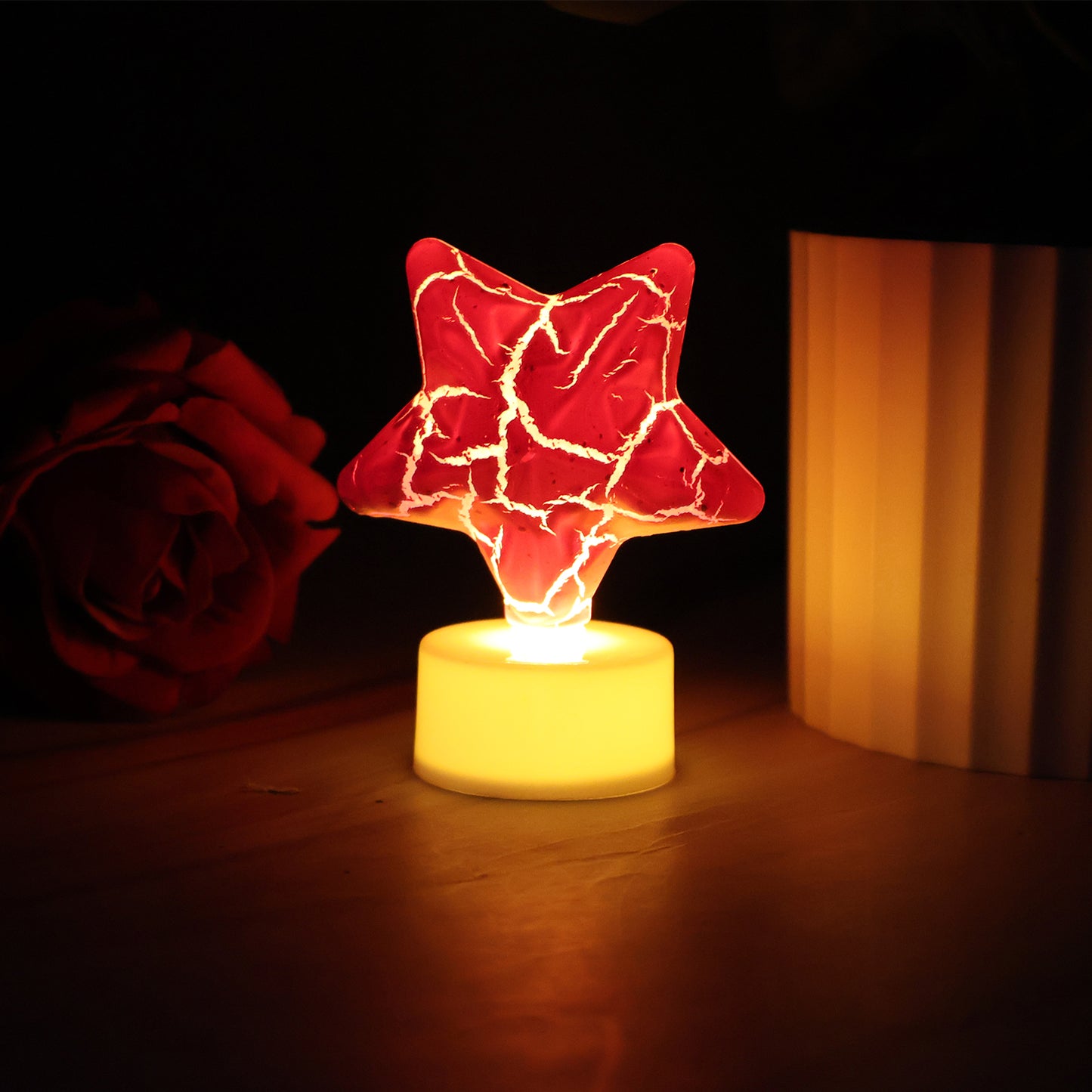 Star Shape Decorative LED Tealight Candles - 12 Pc Set - Happy Price - Image 4