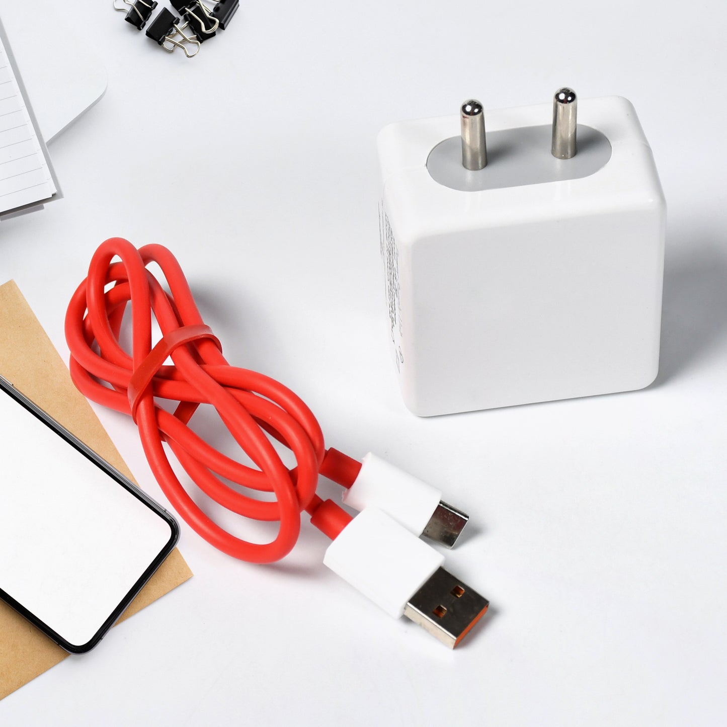 1434 Super Fast Charger With Cable For All Iphone Android Smart Phones Tablets. - Happy Price - Image 5