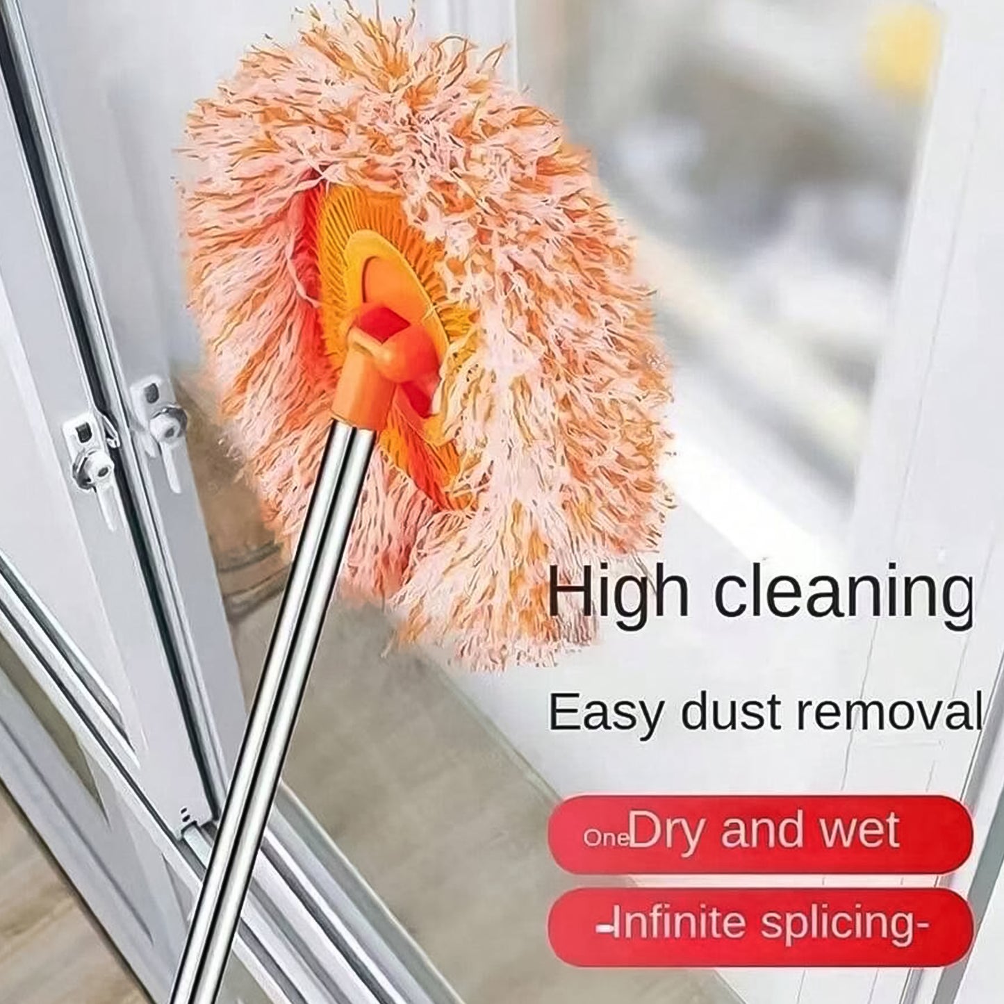 Mop Cleaning Mop Rotatable Spin Mop (110 Cm  1 Pc) - Happy Price - Image 3