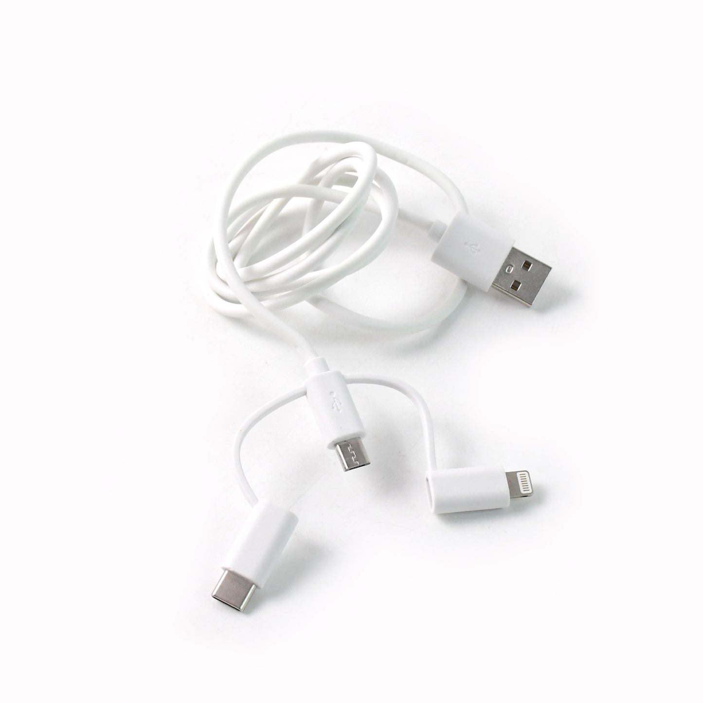 3-in-1 Universal Charging Cable with Micro USB & Type-C Connectors - Happy Price - Image 2