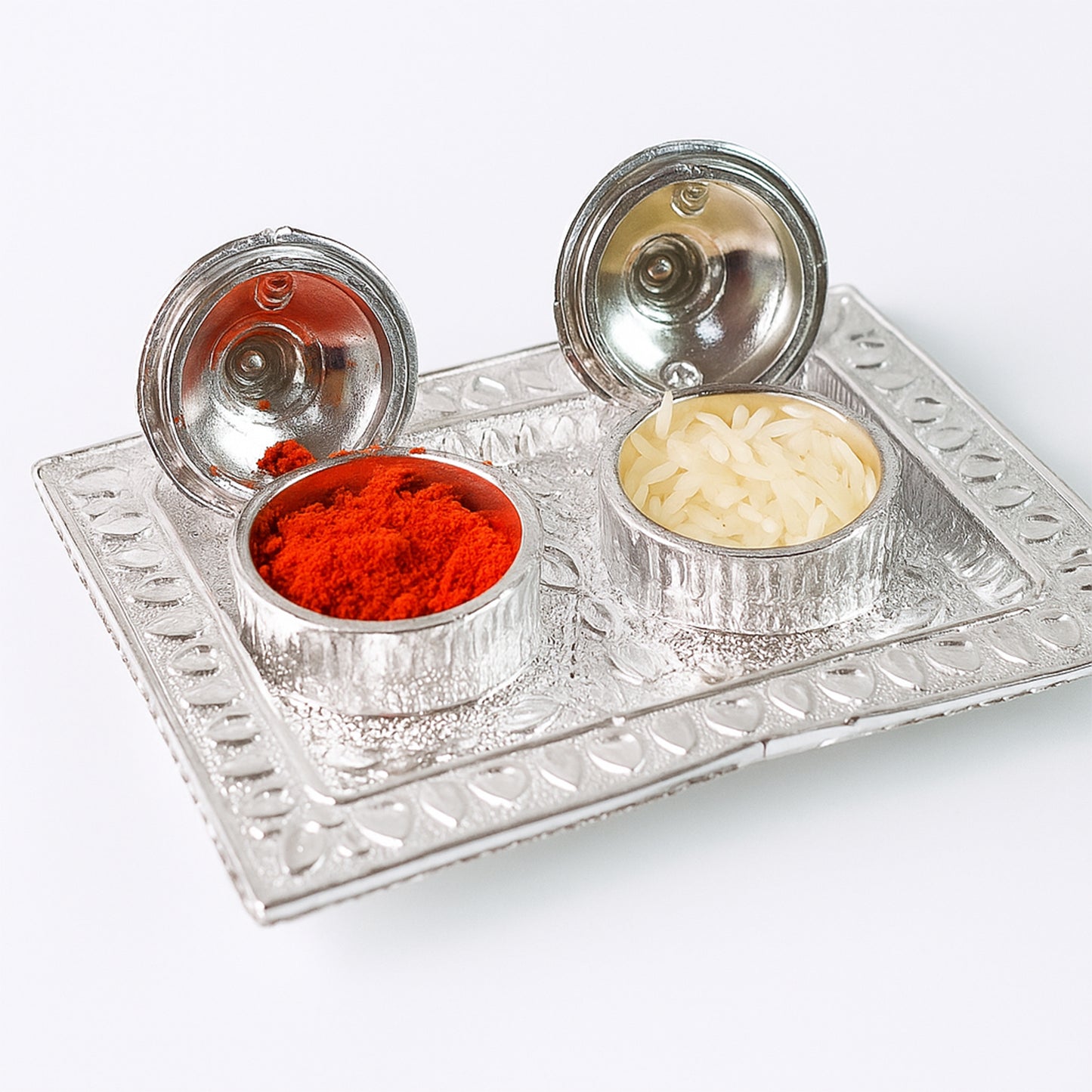 Tray Shape Special Puja Thali (1 Pc  Mix Design) - Happy Price - Image 3