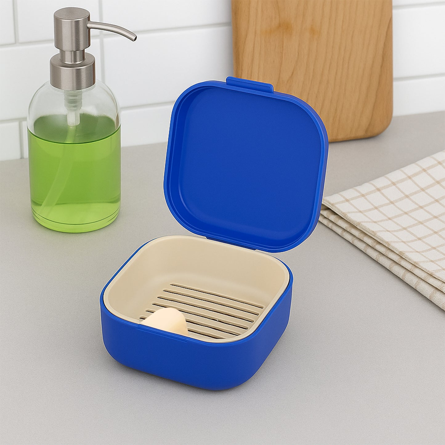 Blue Oblivion Multi-purpose Storage Box With Lid (1 Pc) - Happy Price - Image 4