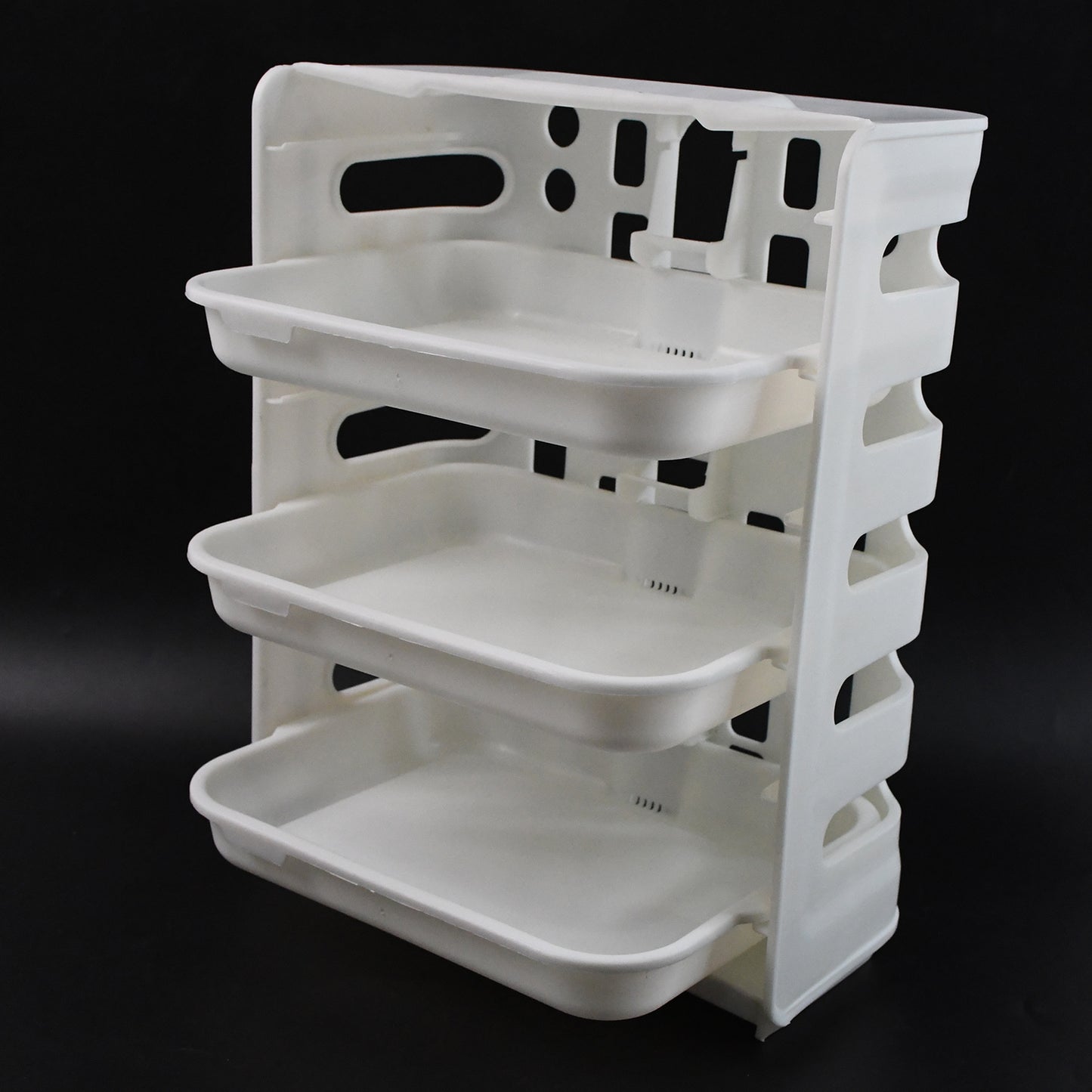 Plastic 3 Layer Wall-mounted Food Organizer Rack (1 Set) - Happy Price - Image 4