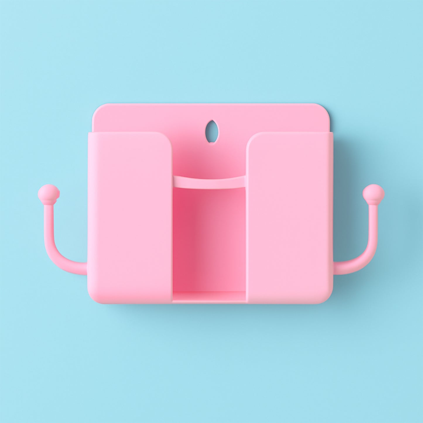 1 Pc Blue Wall Mount Mobile Stand With Hook - Happy Price - Image 6