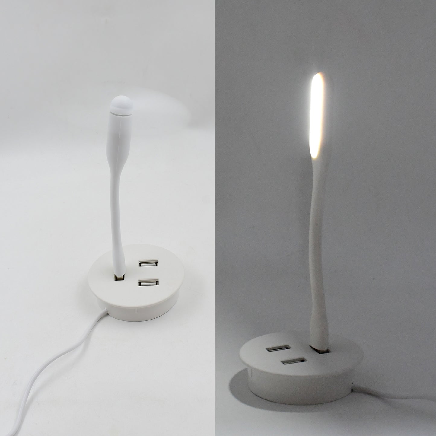 Portable Mini Usb Fan Usb Ligh  Usb 3 Hub  Port Combo - Happy Price - Image 6