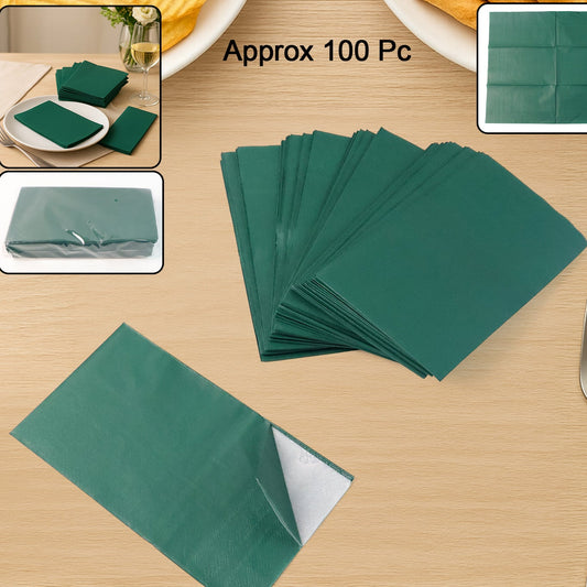Disposable Paper Napkins Approx 100 Pcs - Happy Price - Image 1