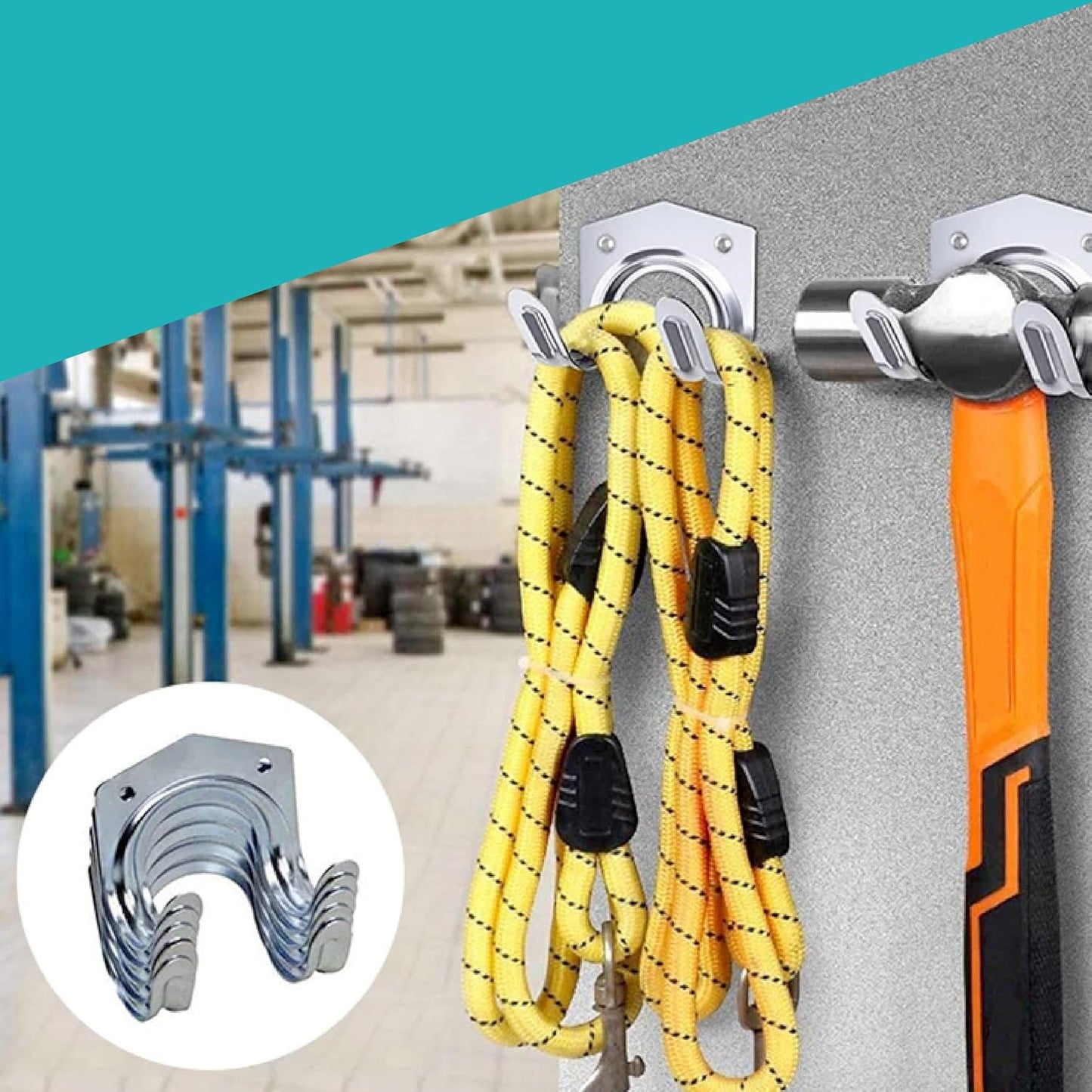 Heavy Duty Tool Hanger Hooks ( 5 Pcs Set ) - Happy Price - Image 5