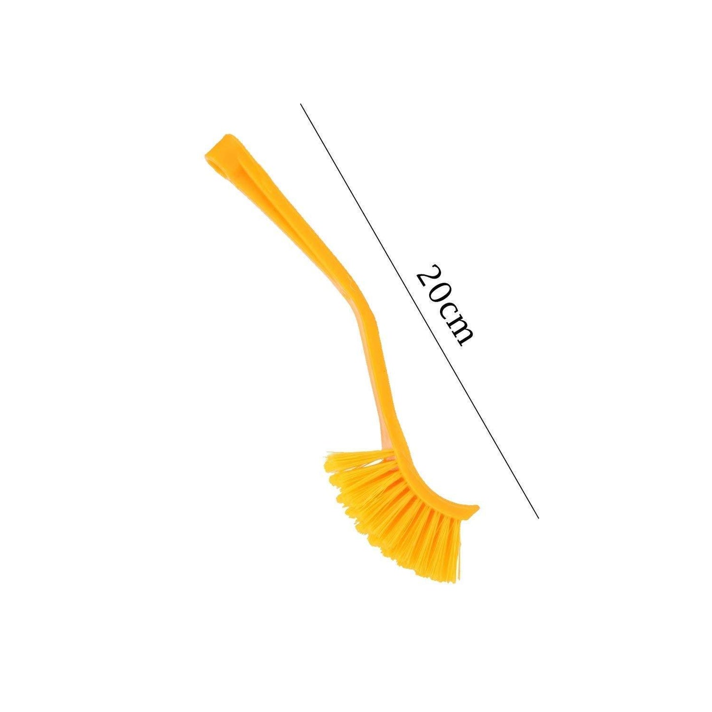 Plastic Wash Basintoilet Seat Cleaning Brush (Multicolour) - Happy Price - Image 6