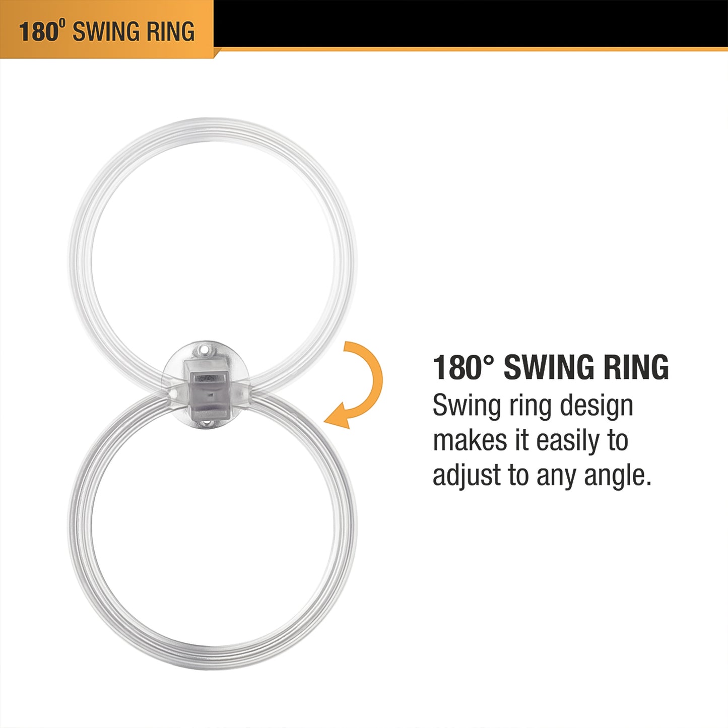 Unbreakable Abs Round Towel Ring Wall Mounted Stand  Holder (1 Pc) - Happy Price - Image 4