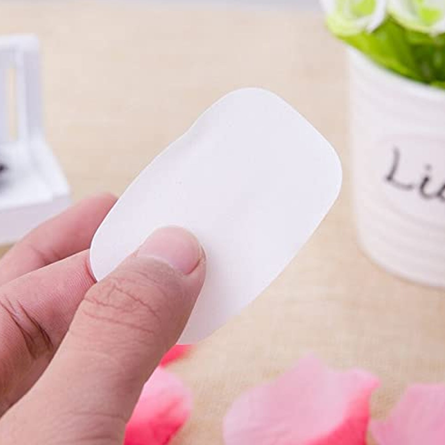 Portable Easy Carry Travel Paper Soap Sheet With Mini Box (20 Sheets In A Pack Approx  Mix Color) - Happy Price - Image 6
