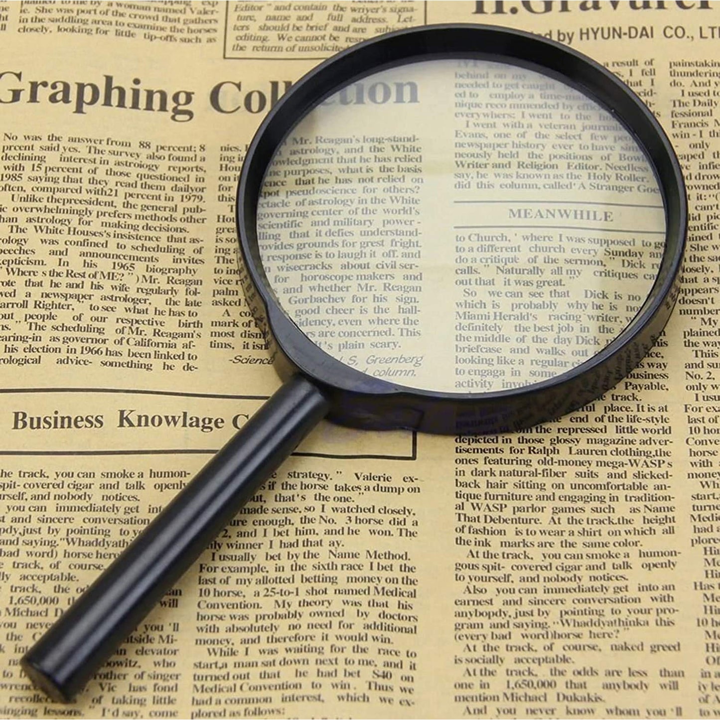 Magnifying Glass Lens - Reading Aid Made Of Glass - Real Glass Magnifying Glass That Can Be Used On Both Sides - Glass Breakage-proof Magnifying Glass Protect Eyes 50 Mm - Happy Price - Image 6