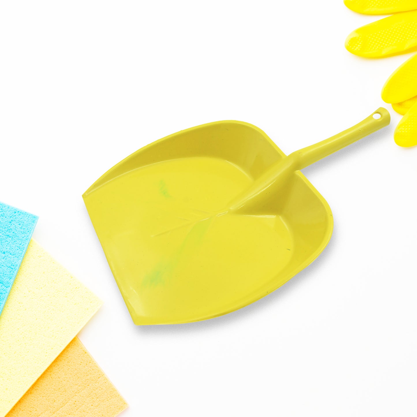 Dustpan With Long Handle Dust Collection Dust Pan Tray For Kitchen Home Office Bathroom Etc (1 Pc  Multicolor ) - Happy Price - Image 2