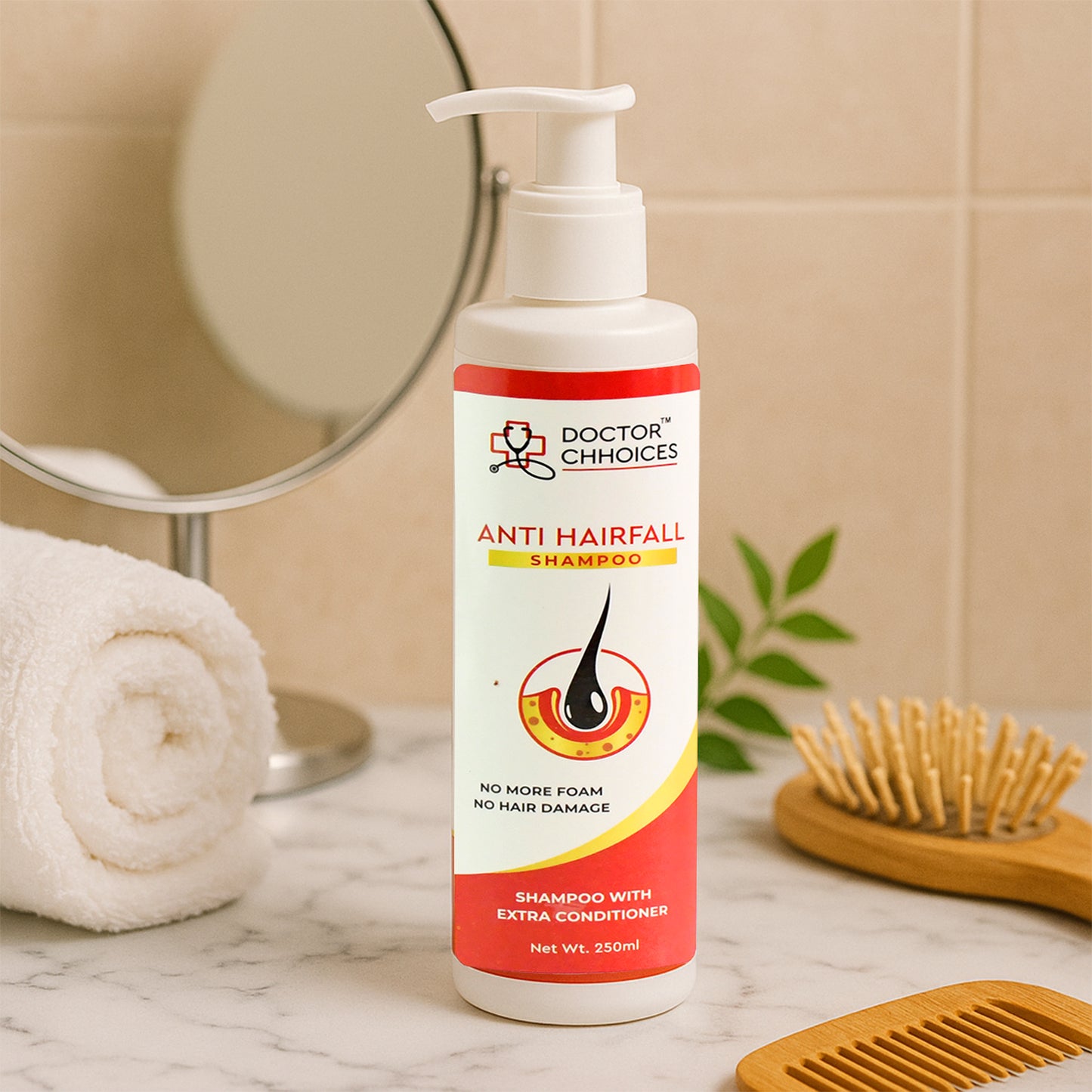 Doctor Choices Herbal Anti Hairfall Shampoo & Conditioner, 250ml (1 Pc)