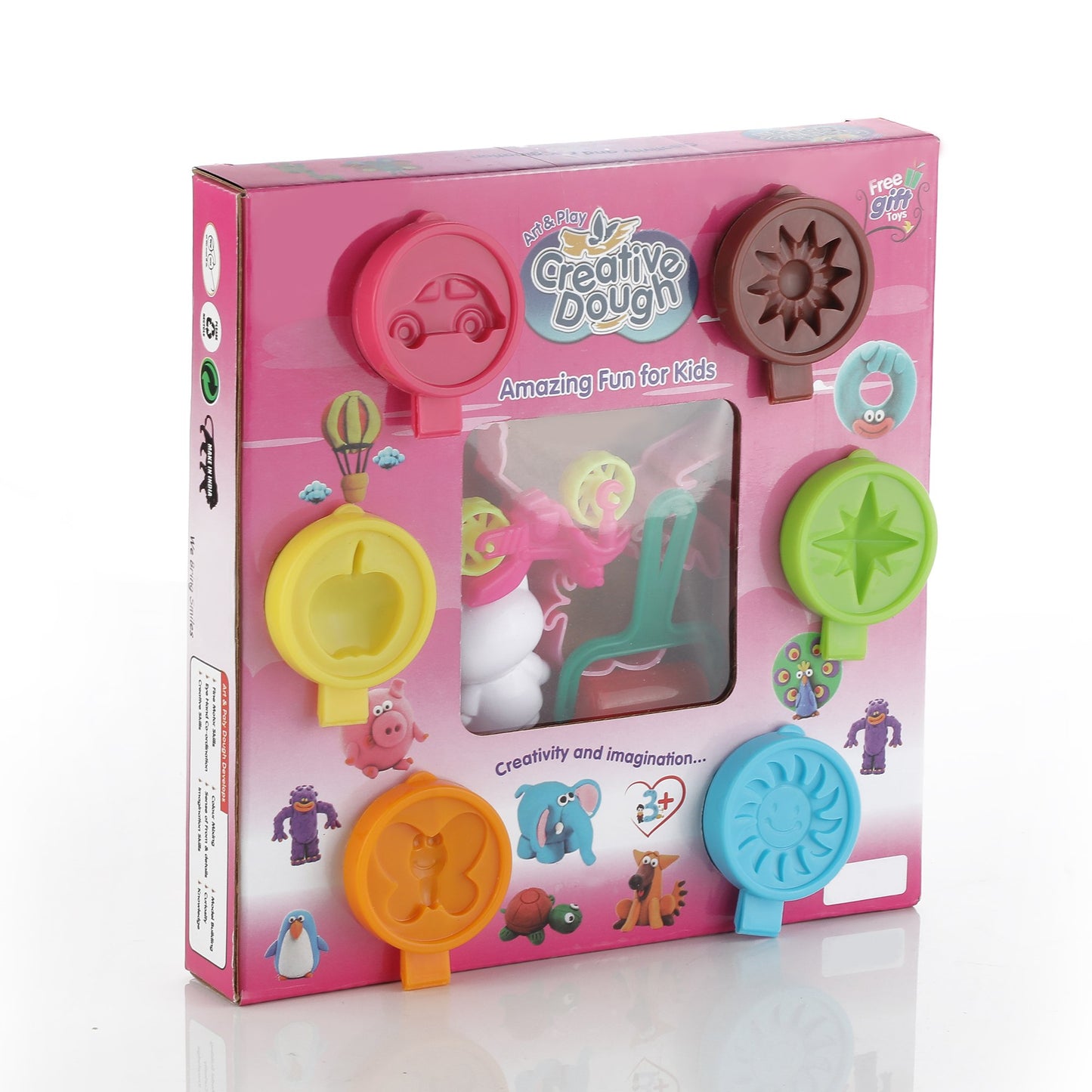 Non-toxic Creative 30 Dough Clay 5 Different Colors (Pack Of 6 Pcs) - Happy Price - Image 7