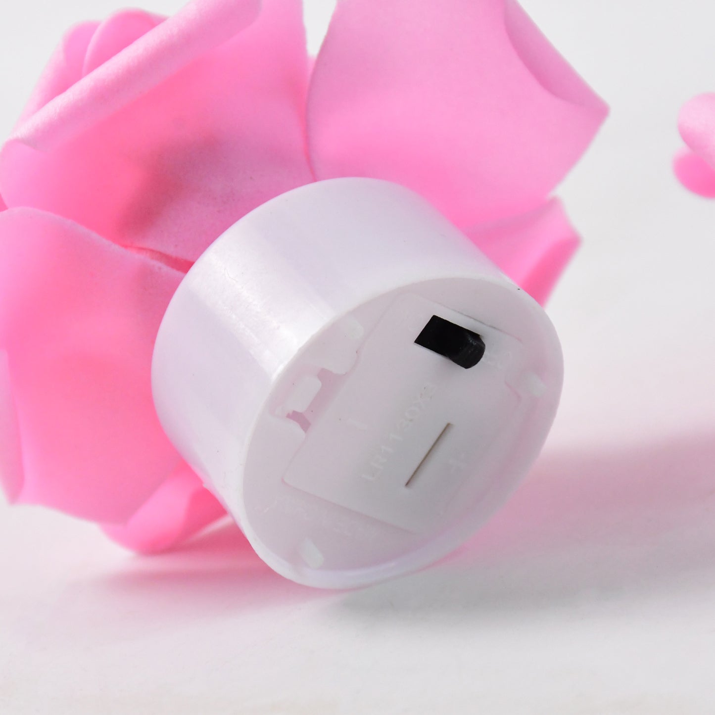 Rose Flower LED Tealight Candles - Set of 2 Flickering Flameless Lights - Happy Price - Image 5