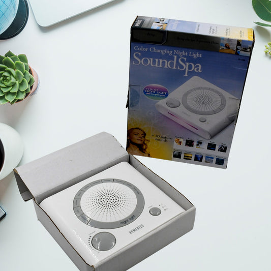 Sleep Therapy Noise Sound Therapy Machine With 8 High-fidelity Soothing Sleeping  Anxiety  Stress Natural Sounds Battery Or Adaptor Charging Options 3 Auto-off Timer Option - Happy Price - Image 1