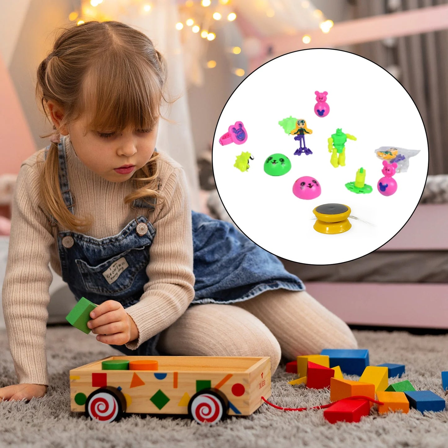 20pc Mix All New Toy With Plastic Commander Container  Mix All Types Playing Toy For Kids - Happy Price - Image 5