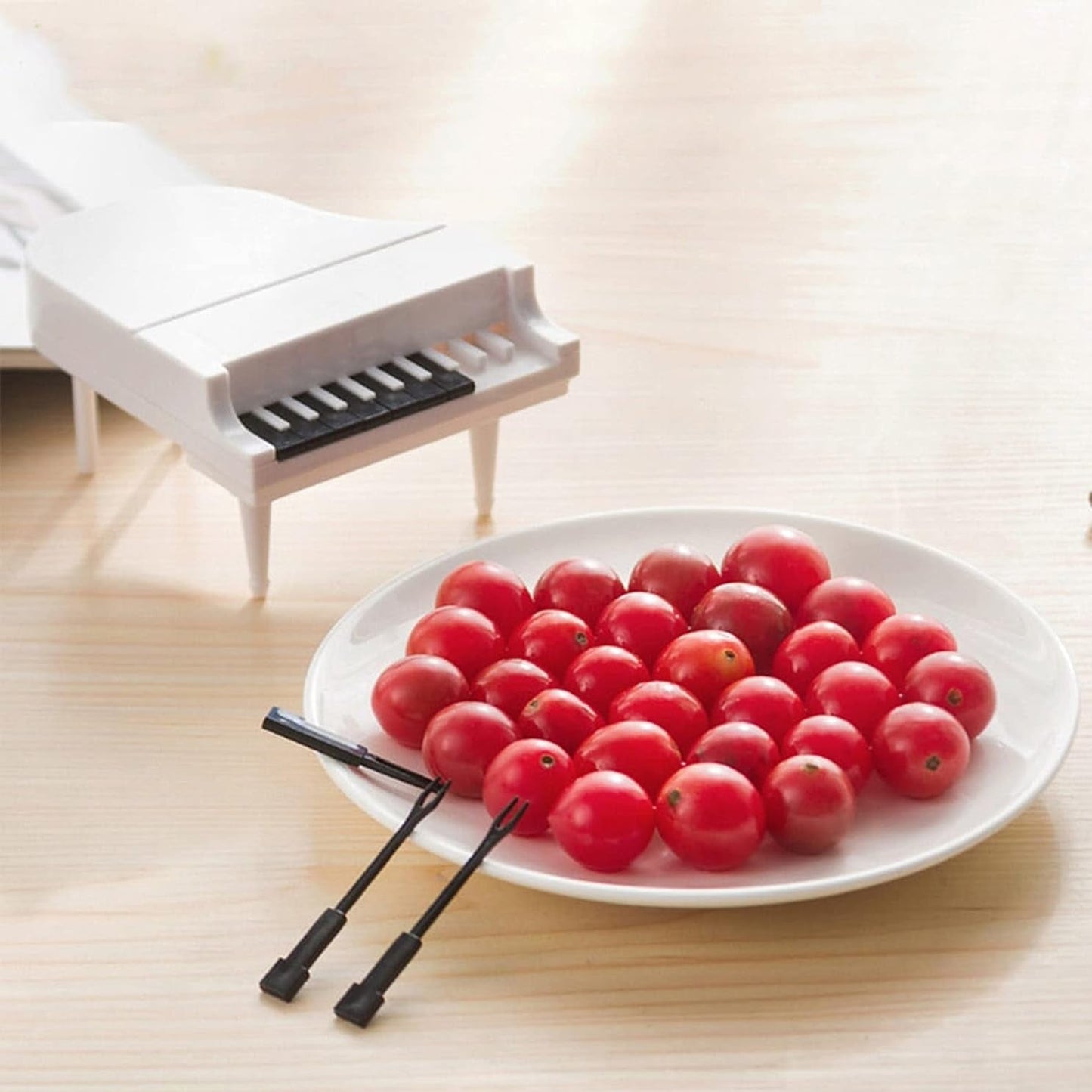 10pcslot Creative Piano Fruit Forks Set Food Sticks For Dessert Fruit Snack Picking Kitchen Dining Tools (10 Pc Set) - Happy Price - Image 7