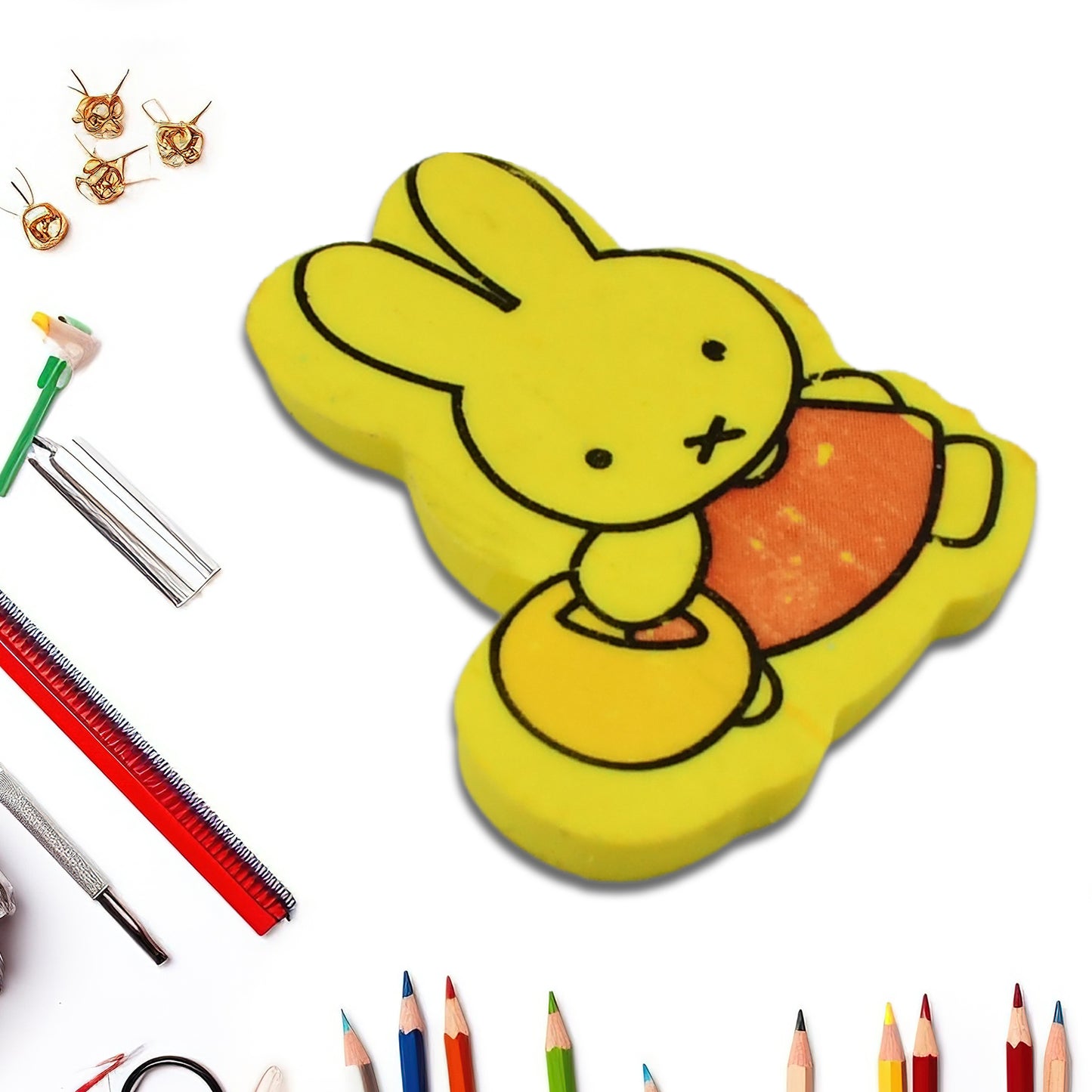 Cartoon Design Eraser (1 Pc  Mix Design) - Happy Price - Image 2