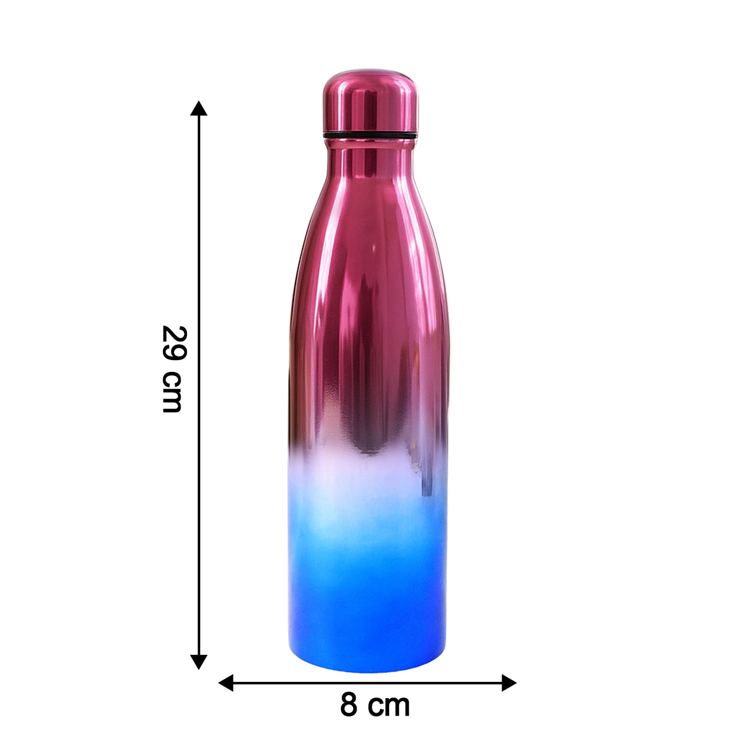 Stainless Steel Water Bottle - 1000ml Capacity, Leak-Proof, Reusable