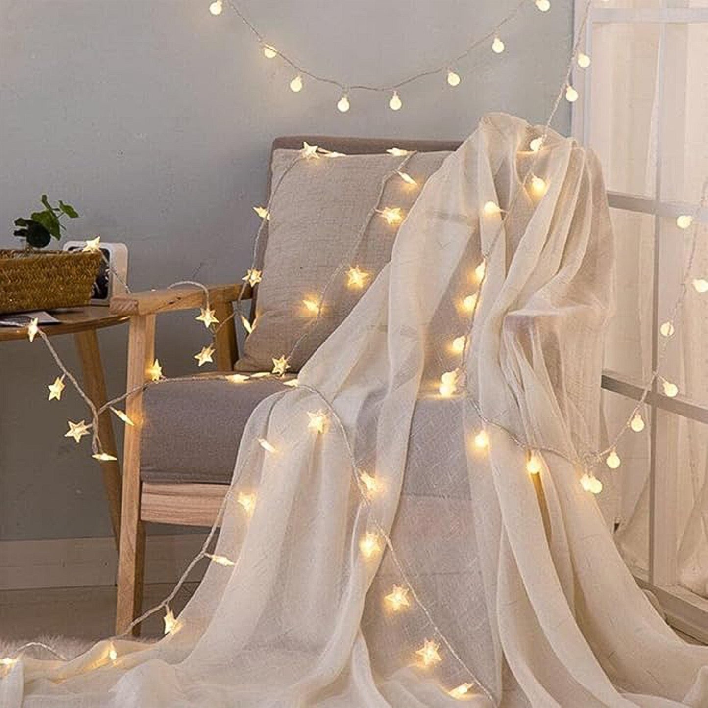 Usb Powered 20 Led Decorative Star String Fairy Lights - Happy Price - Image 6