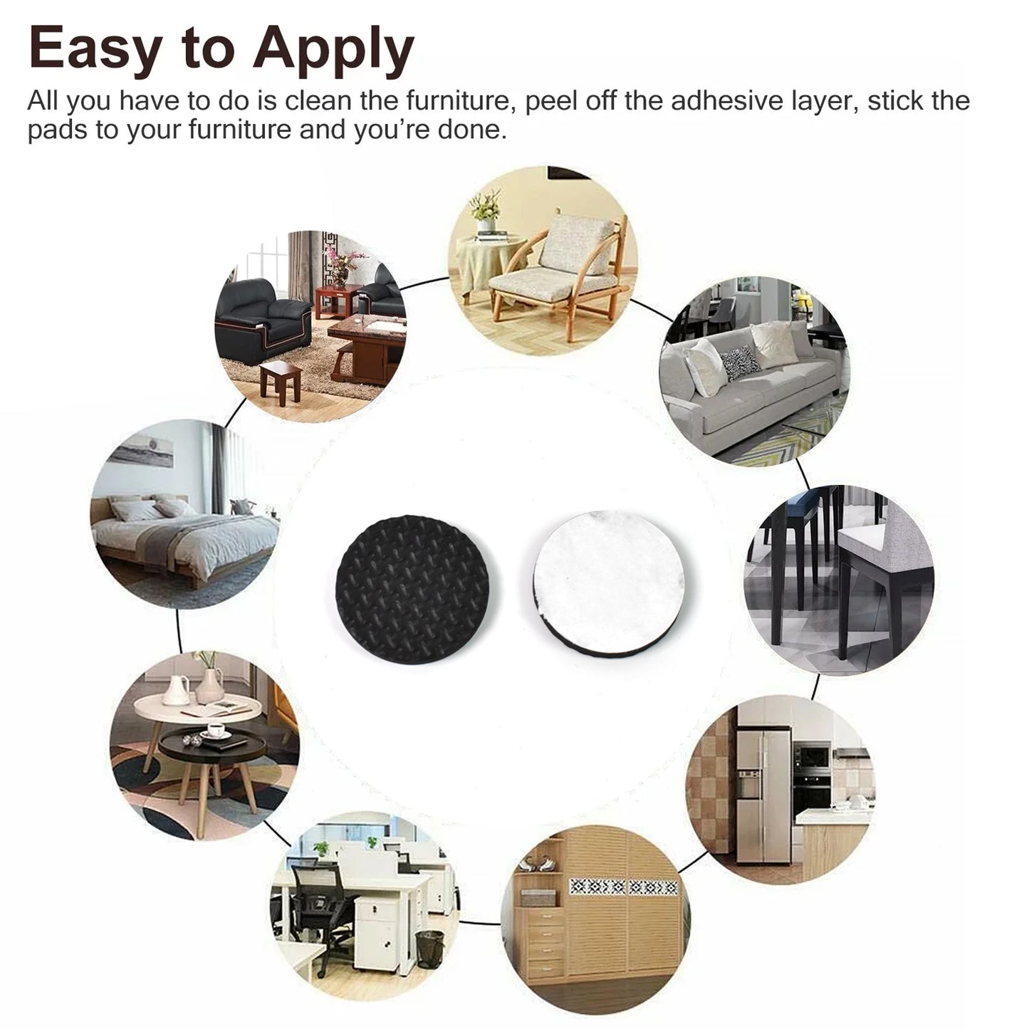 Furniture Protection Pad (8 Pcs Set) - Happy Price - Image 4