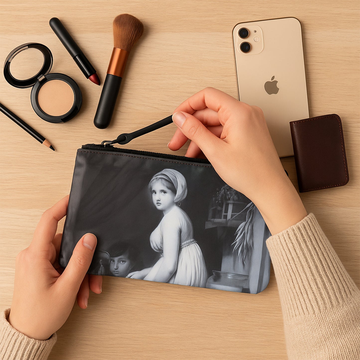 Stylish Multipurpose Makeup  Stationery Bag (19x12cm  1pc) - Happy Price - Image 6
