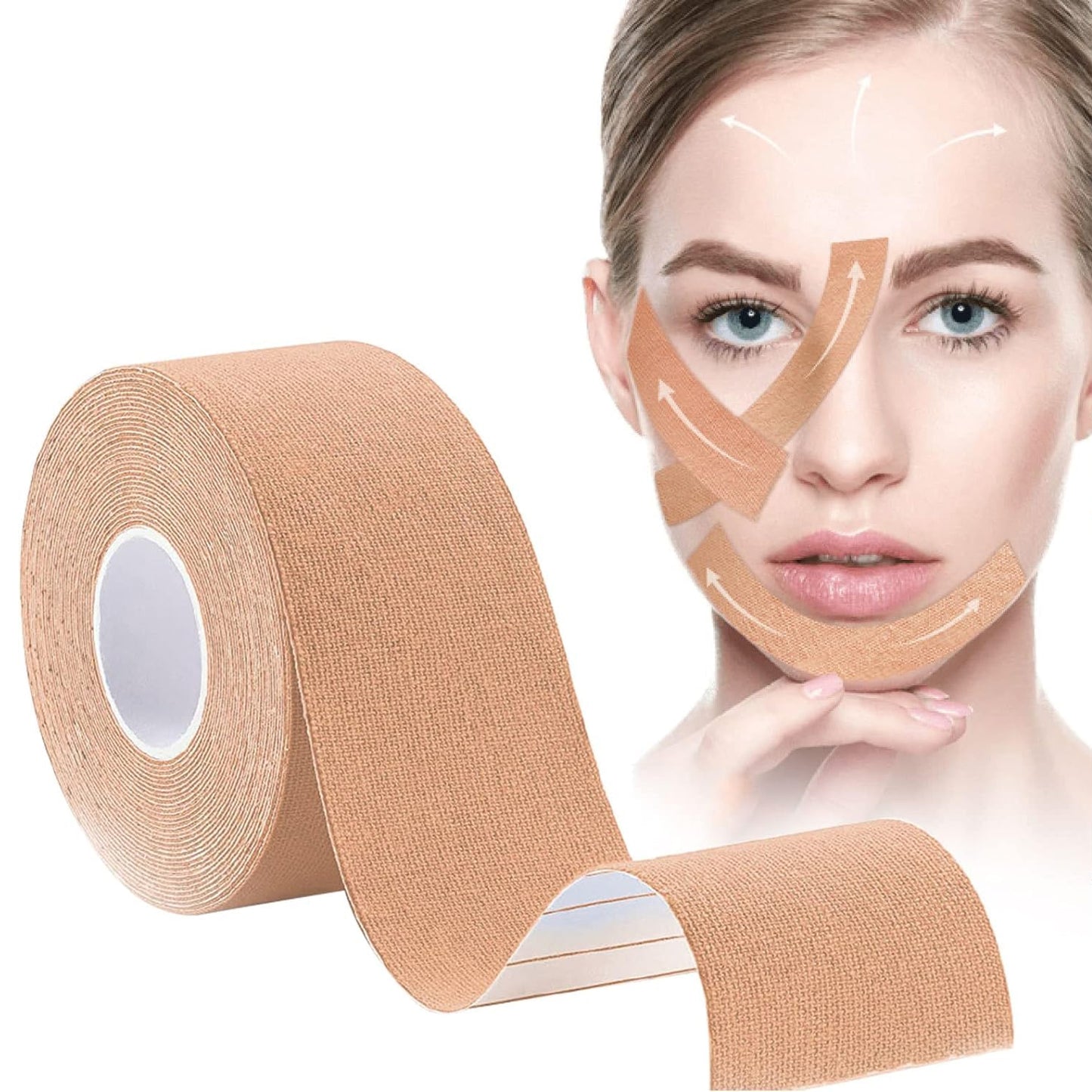 Face Lifting Tape Myofascial Face Tightening Tape 2.5 Cm X 5 M (1 Pc) - Happy Price - Image 2