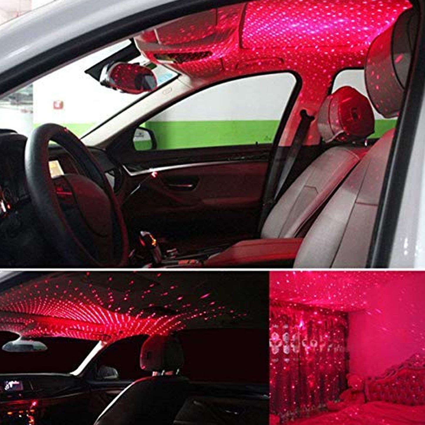 Light Galaxy Night Sky Ambiance Laser Micro Projector Atmosphere Ambient Roof Usb Light - Happy Price - Image 6